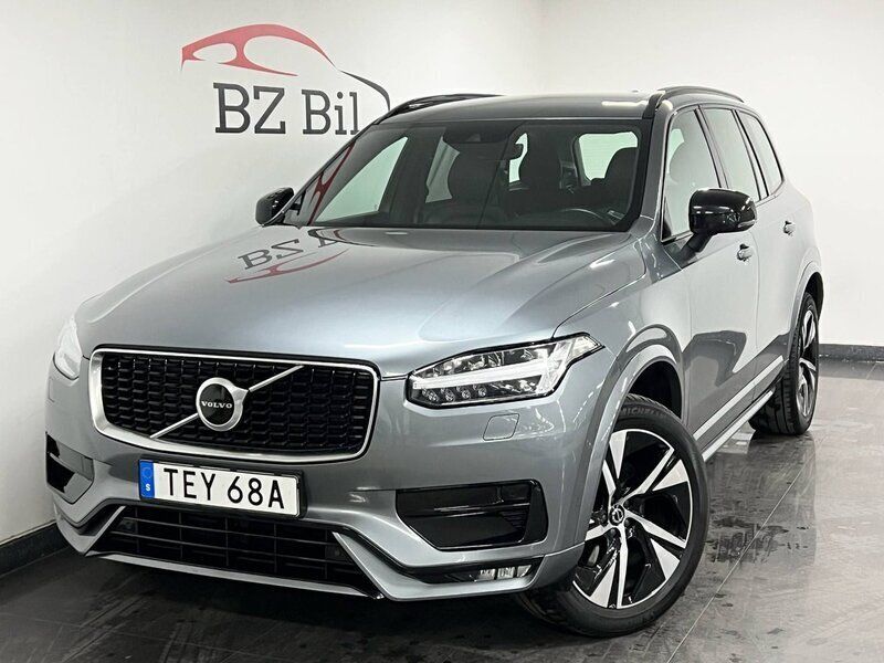 Grå Begagnad 2020 Volvo XC90 R-Design SUV | 429 900 kr (Marknadspris) - Bild 1/4
