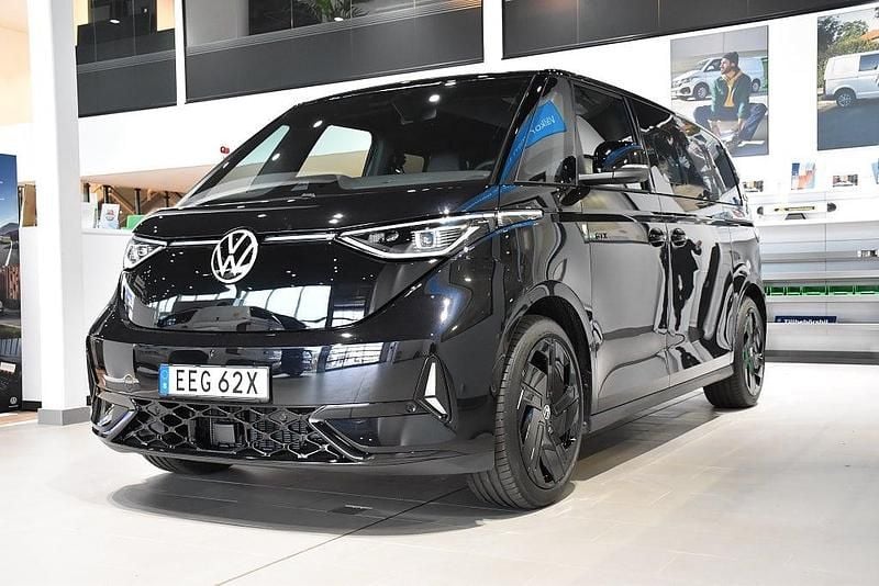 Begagnad VW ID. Buzz GTX 250 kW (340 HK) 2025 Svart Minibuss