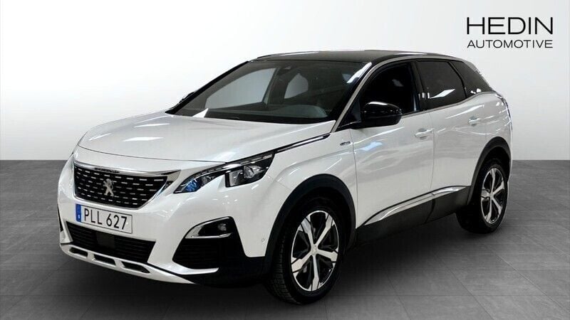 Vit (white) Begagnad 2017 Peugeot 3008 GT-line SUV | 204 900 kr (Marknadspris) - Bild 1/4