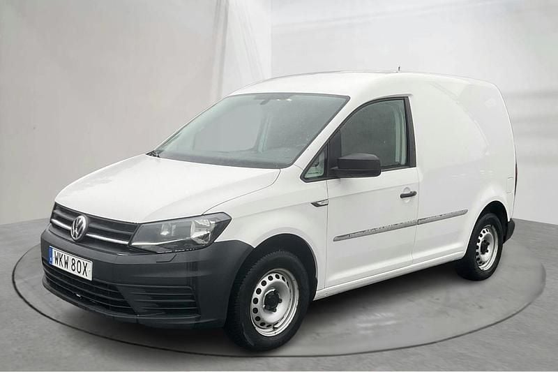 Vit Begagnad 2020 VW Caddy Minibuss | 119 000 kr (Superpris) - Bild 1/4