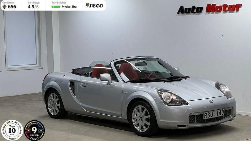Begagnad Toyota MR2 140 HK (102 kW) 2000 Silver Cab