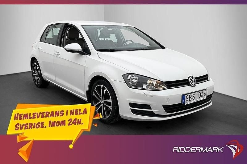 Vit Begagnad 2013 VW Golf VII Halvkombi | 118 900 kr (Dyr) - Bild 1/3