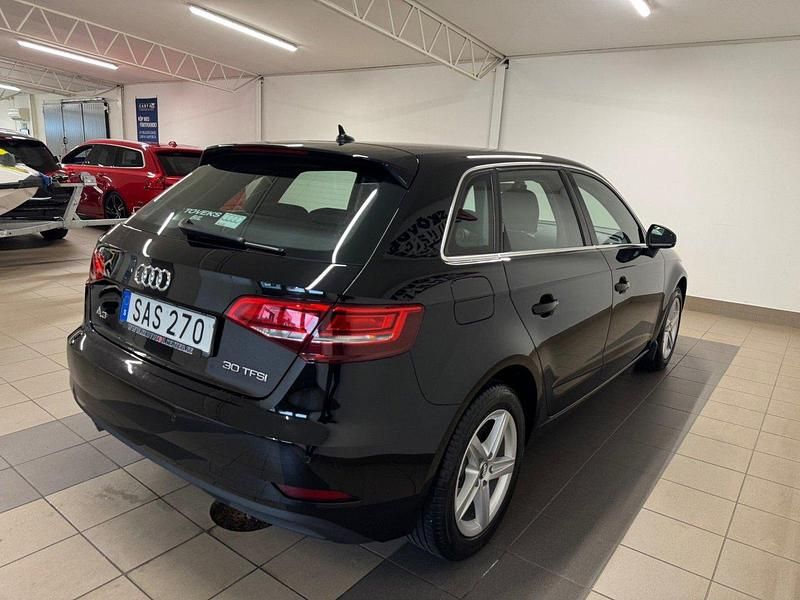 Begagnad Audi A3 Sportback Proline 116 HK (85 kW) 2018 Svart Halvkombi