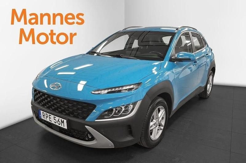 Blå Begagnad 2022 Hyundai Kona Essential SUV | 174 500 kr (Bra pris) - Bild 1/4
