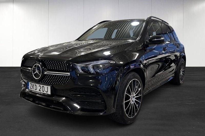 Svart Begagnad 2022 Mercedes GLE350 AMG line Kombi | 639 900 kr (Marknadspris) - Bild 1/4
