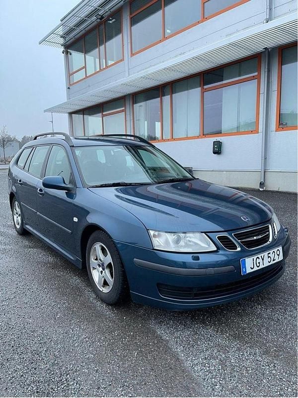 Blå Begagnad 2006 Saab 9-3 Linear Kombi | 26 000 kr (Bra pris) - Bild 1/4