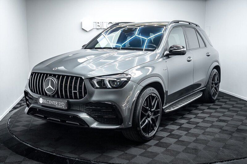 Grå Begagnad 2021 Mercedes GLE53 AMG AMG SUV | 799 900 kr (Dyr) - Bild 1/4
