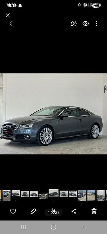 Grå Begagnad 2011 Audi A5 Comfort Sportkupé | 99 000 kr (Bra pris) - Bild 1/4