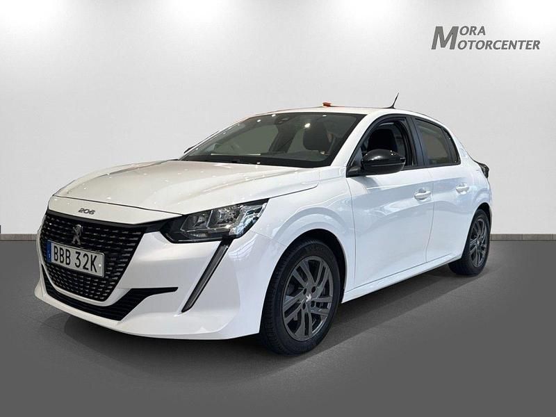 Vit Begagnad 2022 Peugeot 208 Active Halvkombi | 139 000 kr (Marknadspris) - Bild 1/4