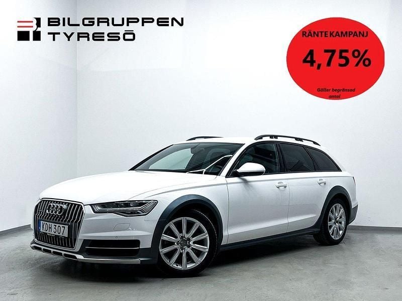 Vit Begagnad 2016 Audi A6 Allroad Sport Kombi | 199 900 kr (Bra pris) - Bild 1/4
