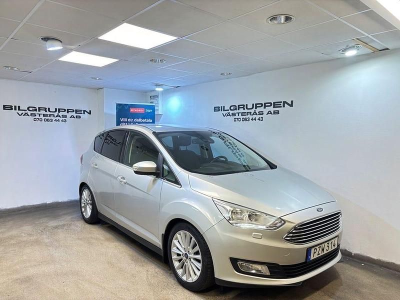 Grå Begagnad 2015 Ford C-MAX Titanium Minibuss | 94 800 kr (Marknadspris) - Bild 1/4