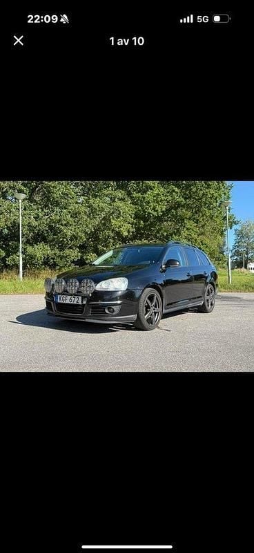 Svart Begagnad 2008 VW Golf Kombi | 25 000 kr (Bra pris) - Bild 1/4