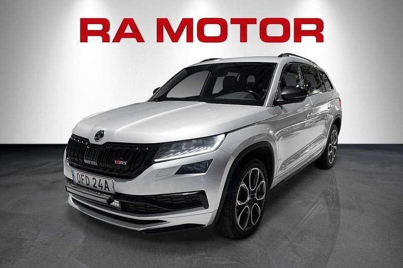 Silver Begagnad 2020 Skoda Kodiaq RS SUV | 309 900 kr (Marknadspris) - Bild 1/4