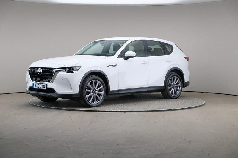 Rhodium white (metallic) Begagnad 2023 Mazda CX-60 Exclusive-Line SUV | 359 000 kr (Bra pris) - Bild 1/4
