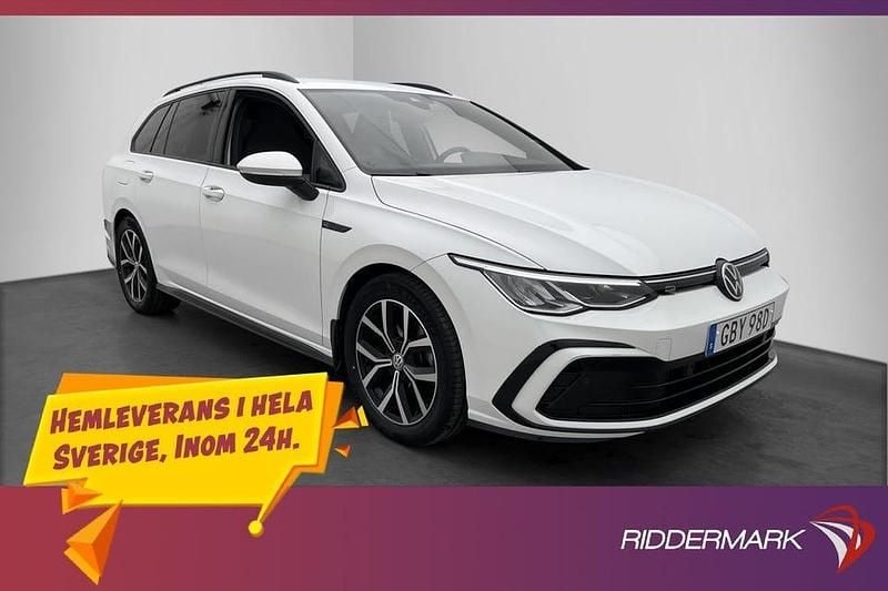Vit Begagnad 2021 VW Golf VII R-line | 277 990 kr - Bild 1/3