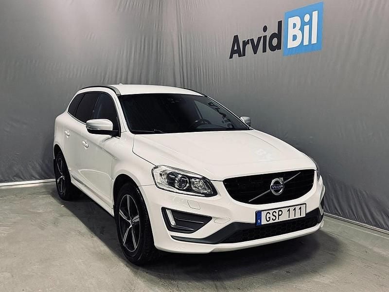Vit Begagnad 2016 Volvo XC60 R-Design SUV | 234 500 kr (Lite dyr) - Bild 1/3