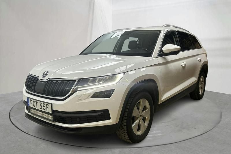 Vit Begagnad 2020 Skoda Kodiaq Business Line SUV | 189 000 kr (Bra pris) - Bild 1/4