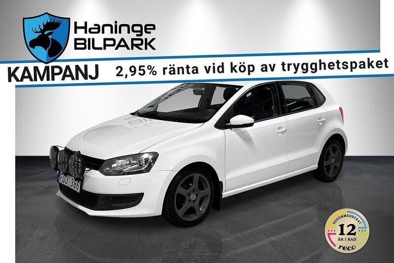 Vit Begagnad 2011 VW Polo Halvkombi | 59 900 kr (Marknadspris) - Bild 1/1