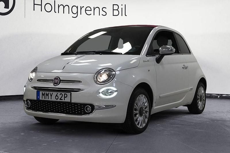Vit Begagnad 2022 Fiat 500C Dolcevita Cab | 149 800 kr (Marknadspris) - Bild 1/4