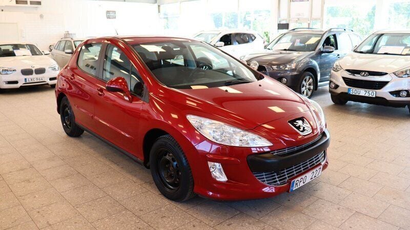 Röd Begagnad 2008 Peugeot 308 Halvkombi | 34 900 kr (Bra pris) - Bild 1/4