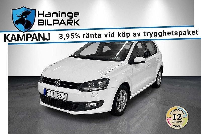 Vit Begagnad 2013 VW Polo Halvkombi | 79 500 kr (Marknadspris) - Bild 1/2