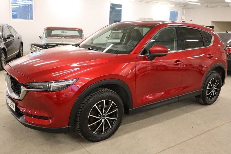 Röd Begagnad 2017 Mazda CX-5 Optimum SUV | 204 900 kr (Lite dyr) - Bild 1/4