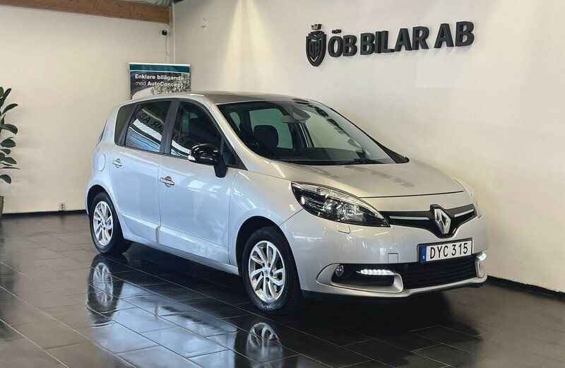 Silver Begagnad 2015 Renault Scénic III LIMITED Minibuss | 89 900 kr (Marknadspris) - Bild 1/4