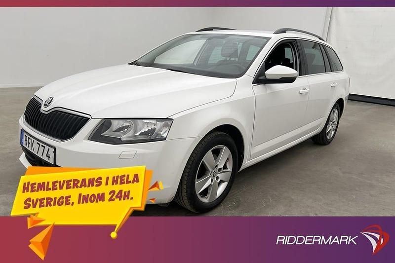 Vit Begagnad 2016 Skoda Octavia Ambition Kombi | 109 800 kr (Bra pris) - Bild 1/3