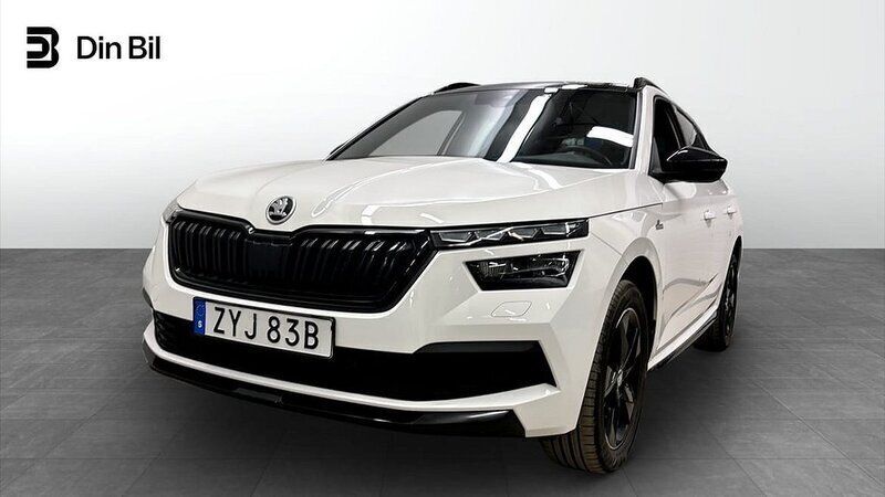 Vit Begagnad 2021 Skoda Kamiq Monte Carlo SUV | 213 500 kr (Marknadspris) - Bild 1/4