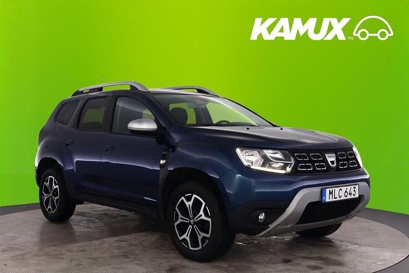 Blå Begagnad 2018 Dacia Duster Prestige SUV | 138 800 kr (Bra pris) - Bild 1/4