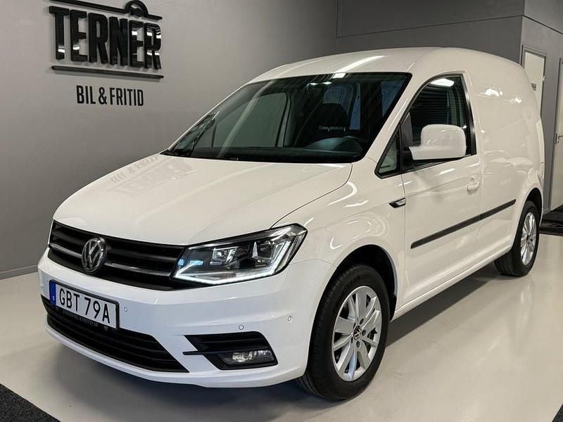 Vit Begagnad 2020 VW Caddy Minibuss | 175 000 kr (Superpris) - Bild 1/4