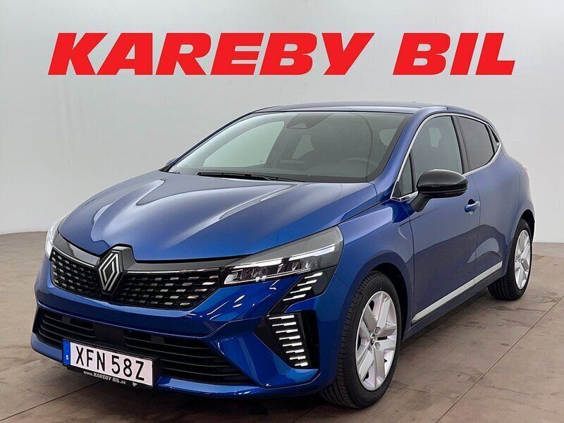 Blå (blå metallic) Begagnad 2023 Renault Clio V Techno Halvkombi | 183 900 kr (Marknadspris) - Bild 1/4