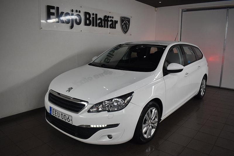 Vit Begagnad 2016 Peugeot 308 Active Kombi | 79 500 kr (Lite dyr) - Bild 1/4