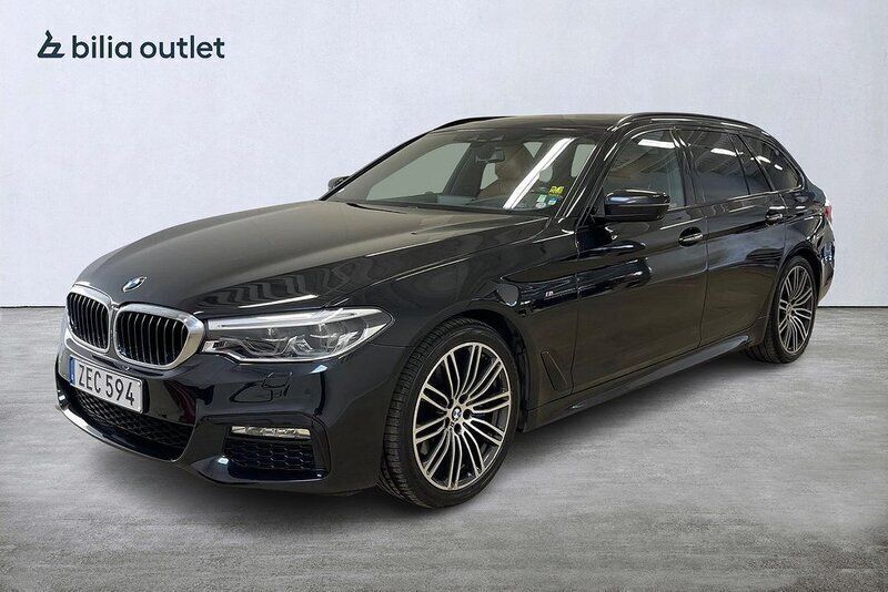 Svart Begagnad 2017 BMW 530 M Sport Kombi | 289 000 kr (Marknadspris) - Bild 1/3