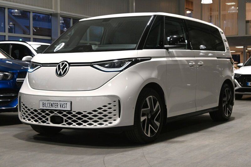 Vit Begagnad 2023 VW ID. Buzz Comfortline Van | 539 000 kr (Dyr) - Bild 1/4