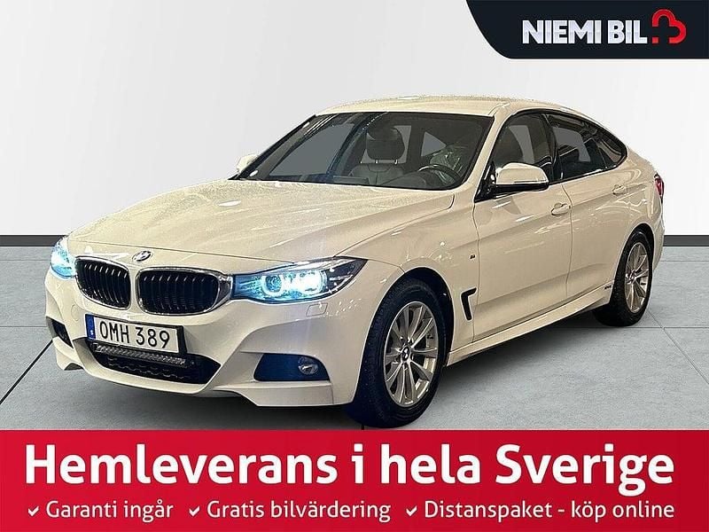 Vit Begagnad 2018 BMW 320 Gran Turismo M Sport Sedan | 229 900 kr (Marknadspris) - Bild 1/3