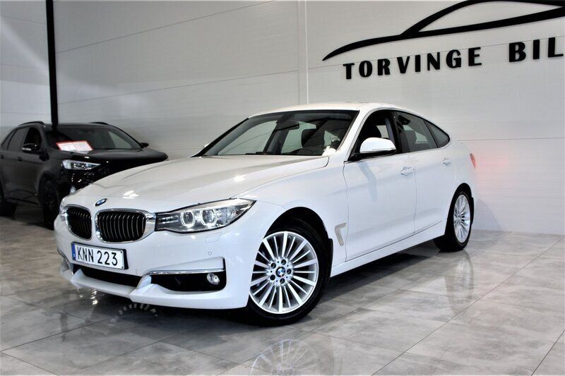 Vit Begagnad 2014 BMW 320 Gran Turismo Luxury Line Halvkombi | 139 000 kr (Marknadspris) - Bild 1/4