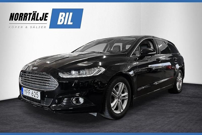Svart Begagnad 2016 Ford Mondeo Business Edition Kombi | 104 900 kr (Marknadspris) - Bild 1/4