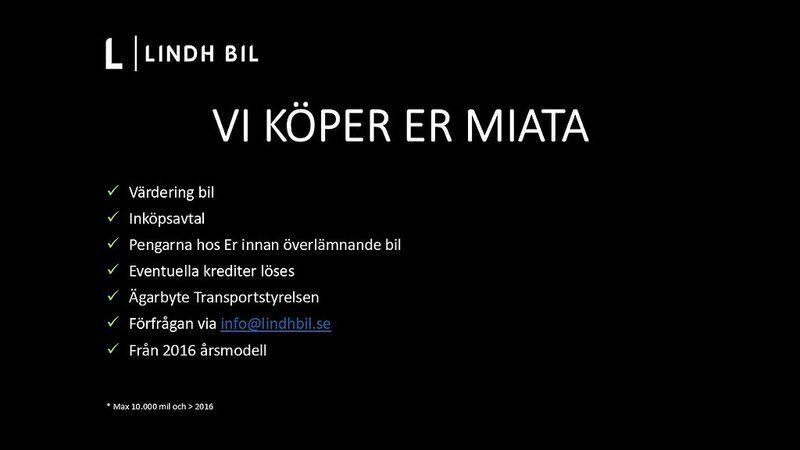 Vit Begagnad 2017 Mazda MX5 Cab | 259 900 kr (Marknadspris) - Bild 1/2