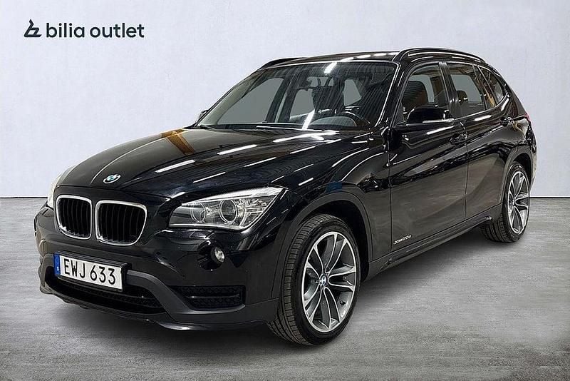 Begagnad BMW X1 Sport Line 184 HK (135 kW) 2015 Svart SUV