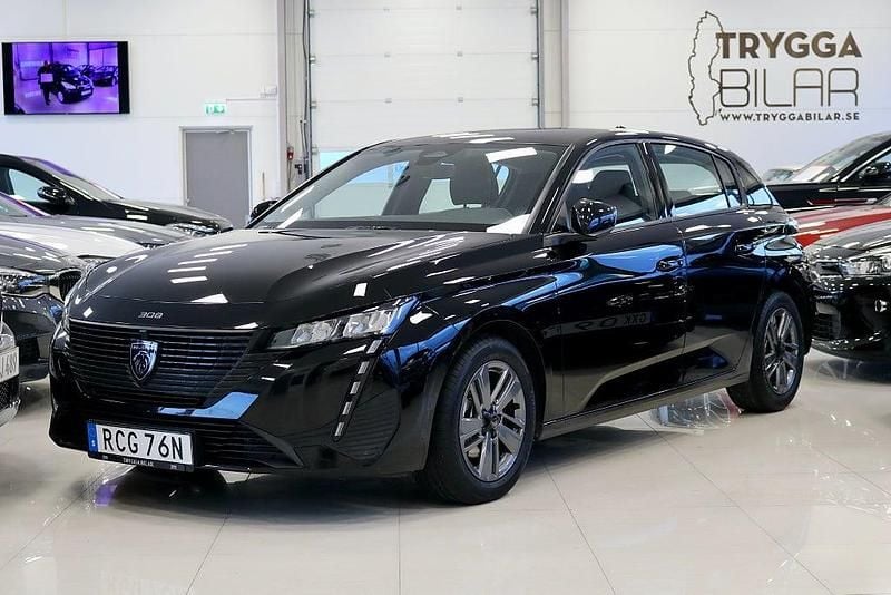 Begagnad Peugeot 308 131 HK (96 kW) 2022 Svart Halvkombi