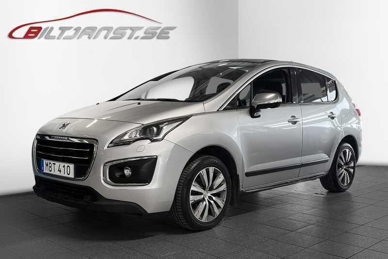 Grå Begagnad 2015 Peugeot 3008 Allure Kombi | 109 900 kr (Superpris) - Bild 1/4