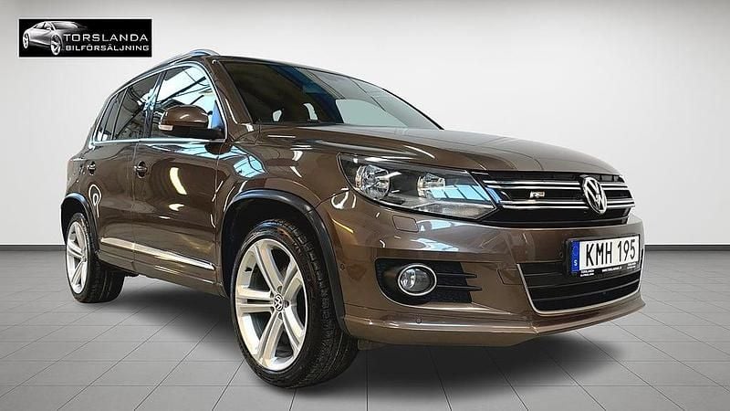Begagnad VW Tiguan R-line 162 HK (119 kW) 2014 Brun SUV