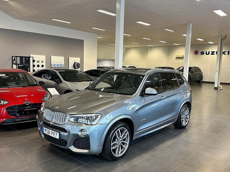 Grå Begagnad 2015 BMW X3 M Sport SUV | 214 900 kr (Marknadspris) - Bild 1/4