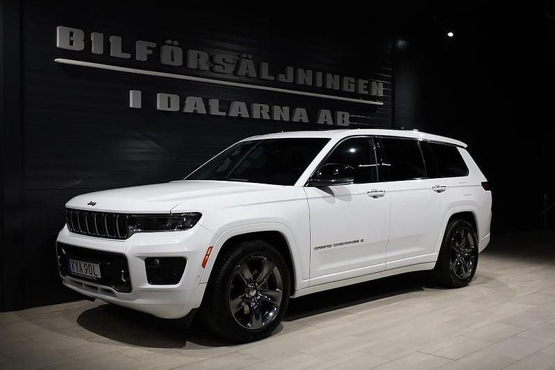 Begagnad Jeep Grand Cherokee Overland 296 HK (217 kW) 2022 Vit SUV