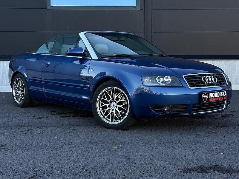 Begagnad Audi A4 Cabriolet 170 HK (125 kW) 2002 Blå Cab