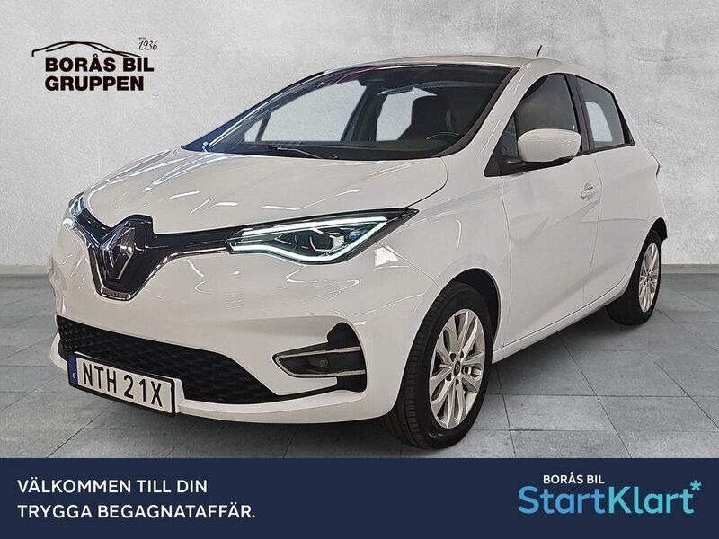 Vit Begagnad 2022 Renault Zoe Zen Halvkombi | 189 000 kr (Lite dyr) - Bild 1/3