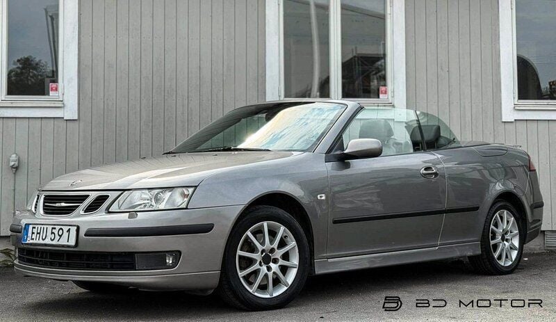 Grå Begagnad 2007 Saab 9-3 Cabriolet Vector Cab | 69 000 kr (Superpris) - Bild 1/4