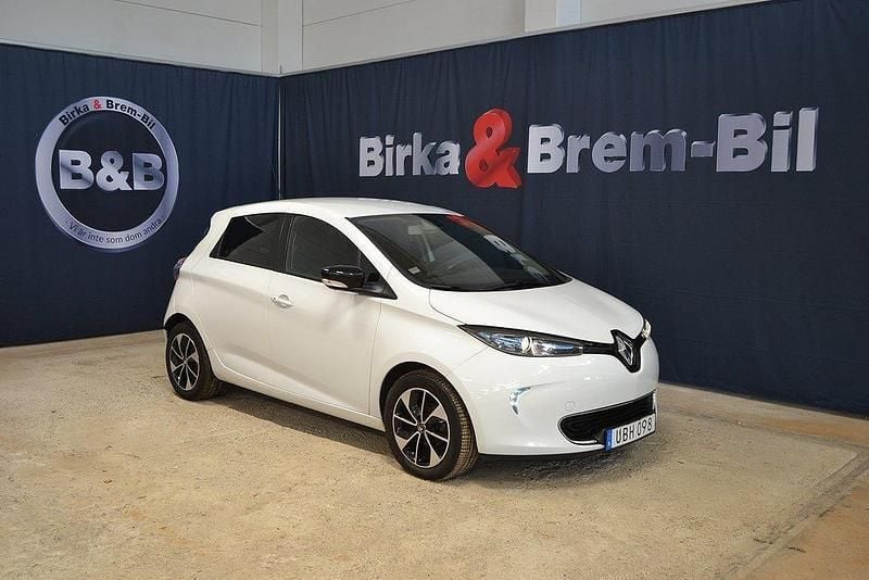 Begagnad Renault Zoe 80 kW (109 HK) 2018 Vit Halvkombi