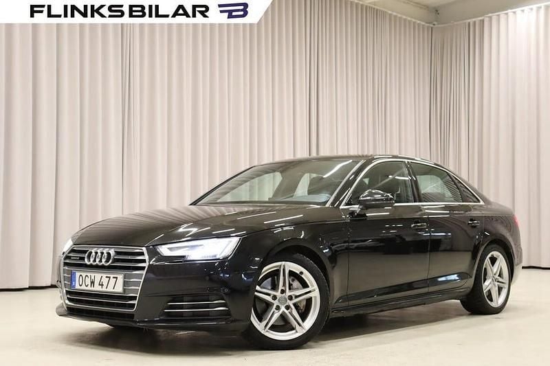 Begagnad Audi A4 190 HK (139 kW) 2016 Svart Sedan